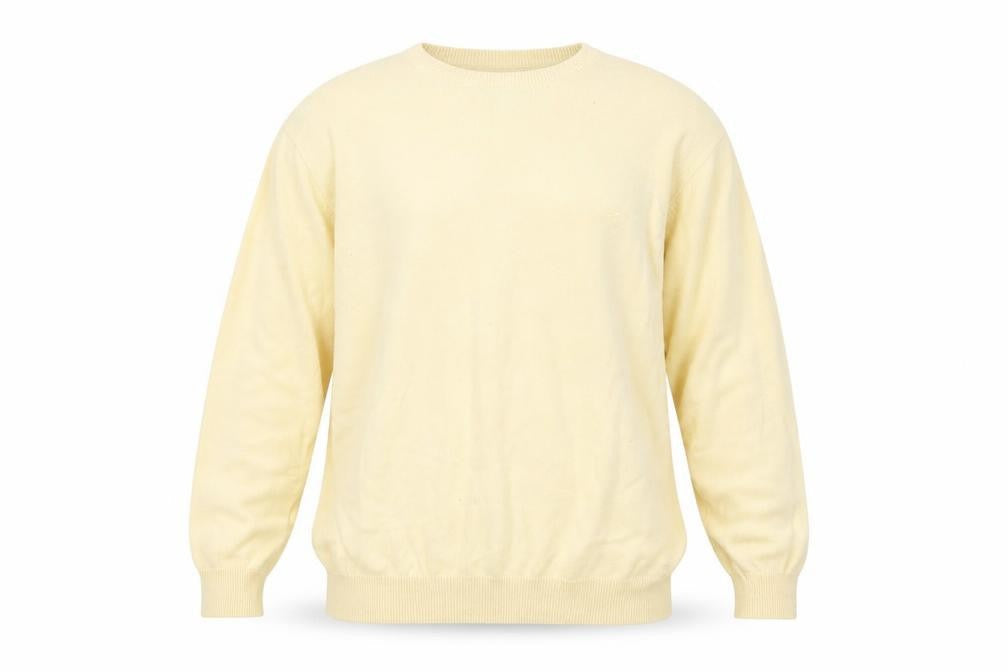 Mens UK Size XL Wolsey Yellow Pullover Jumper