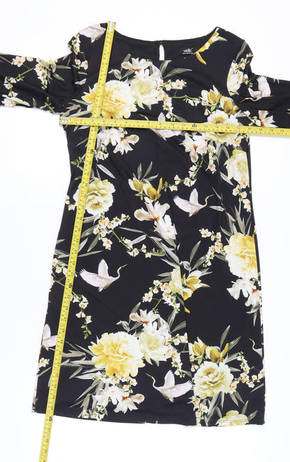 Wallis Women's Multicoloured Floral Dress Size 12