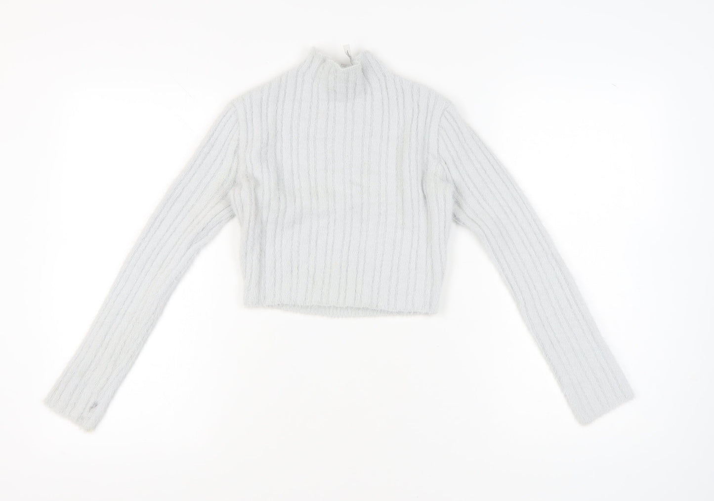 Womens UK Size 8 Reclaimed Vintage White Pullover Jumper