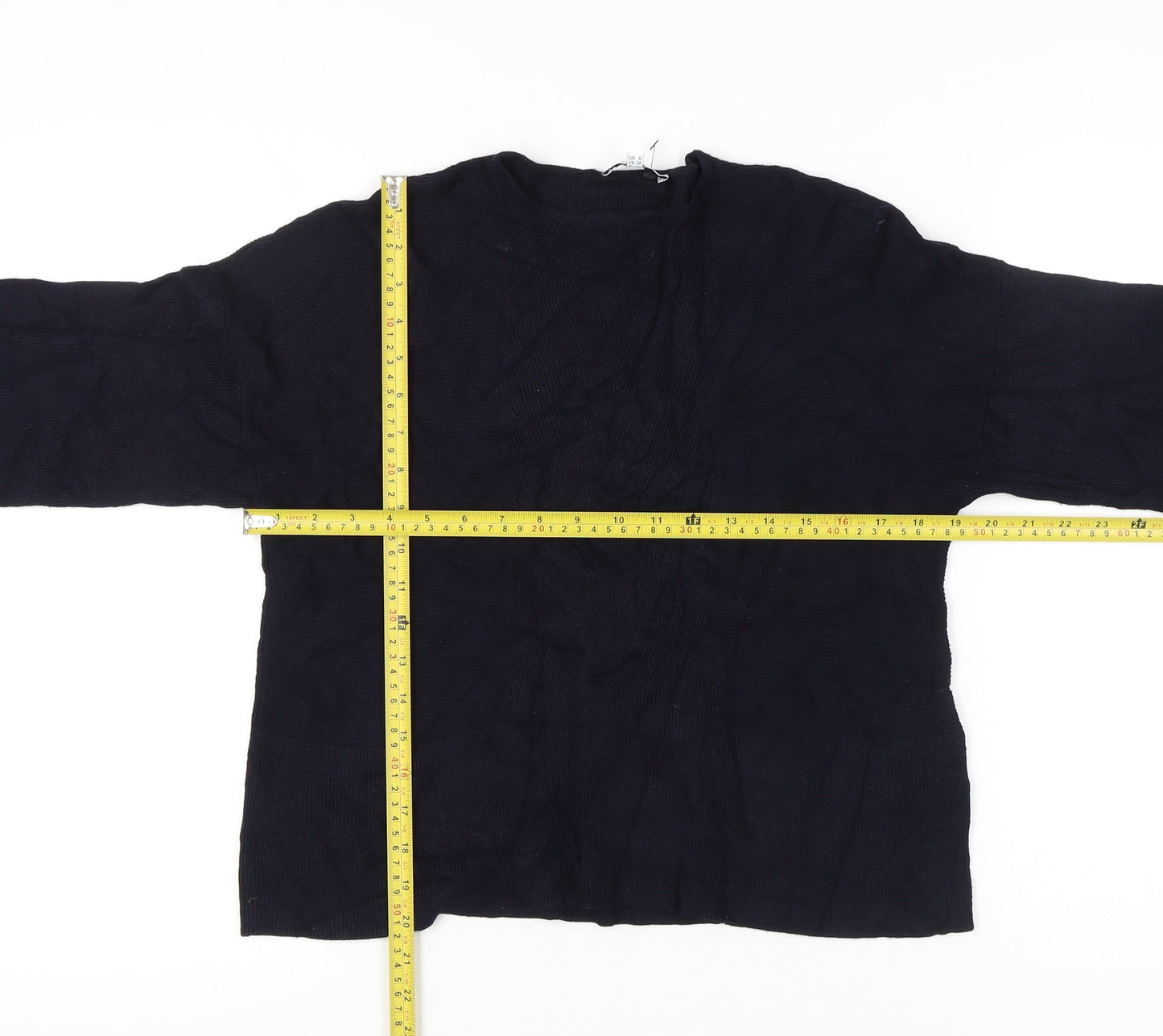 Womens UK Size 10 Warehouse Black Pullover Jumper