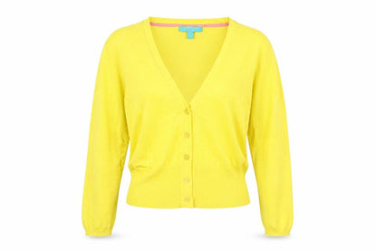 Fever London Women's Yellow Cardigan Size 16