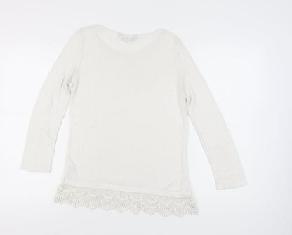 Womens UK Size 12 Dorothy Perkins Ivory Pullover Jumper