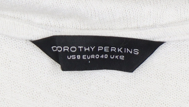 Womens UK Size 12 Dorothy Perkins Ivory Pullover Jumper