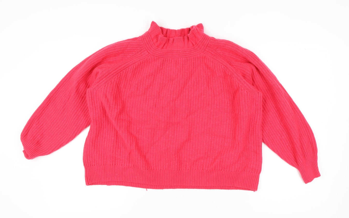 Hush Women's Red High Neck Pullover XL