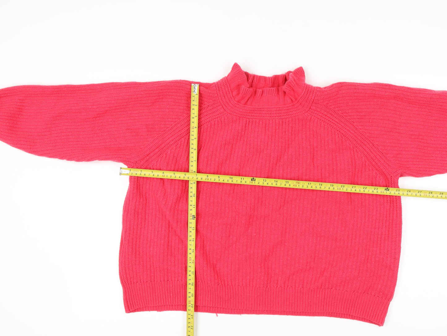 Hush Women's Red High Neck Pullover XL