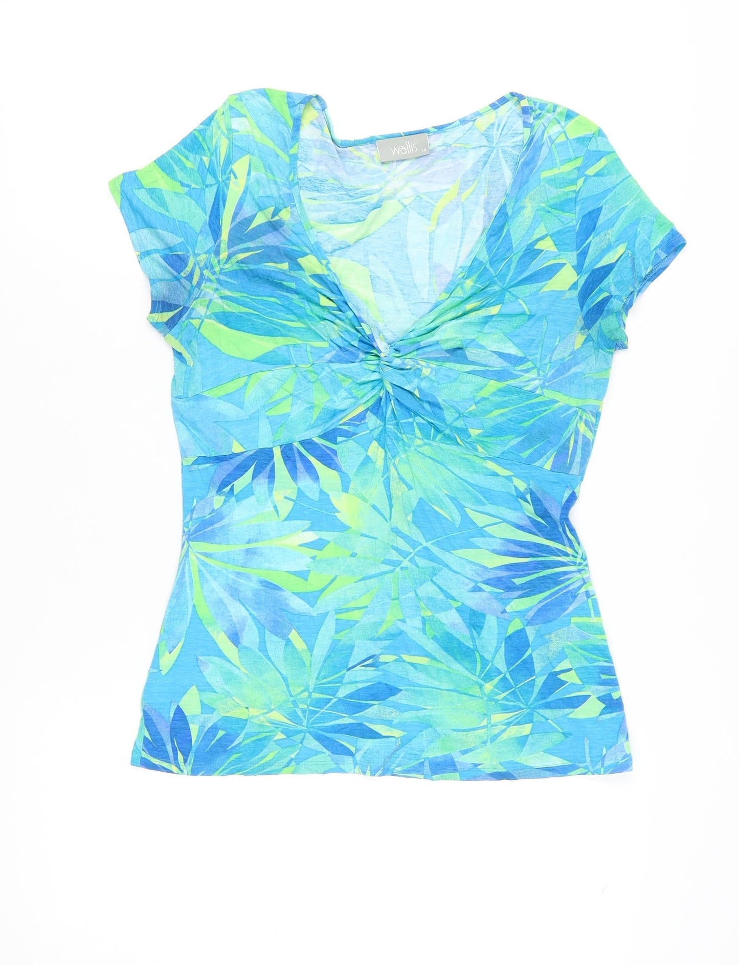 Womens UK Size 14 Wallis Multicoloured Tunic Blouse
