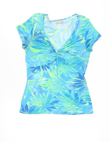 Womens UK Size 14 Wallis Multicoloured Tunic Blouse