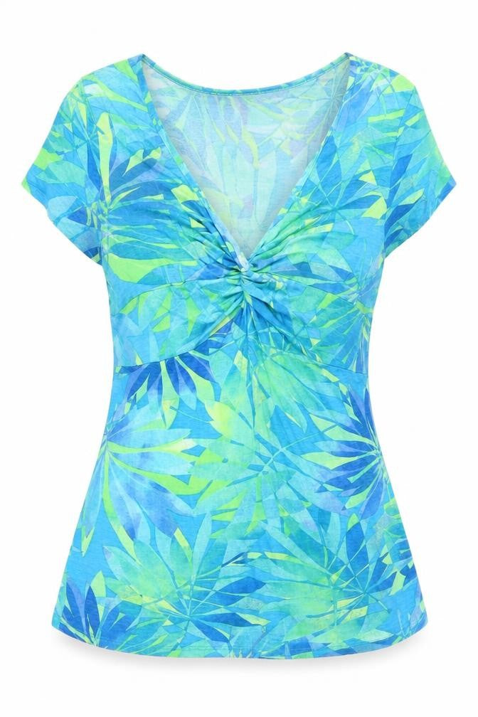 Womens UK Size 14 Wallis Multicoloured Tunic Blouse