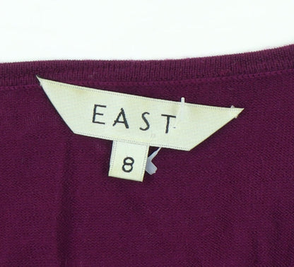 East Women’s Purple Wool Dress Size 8