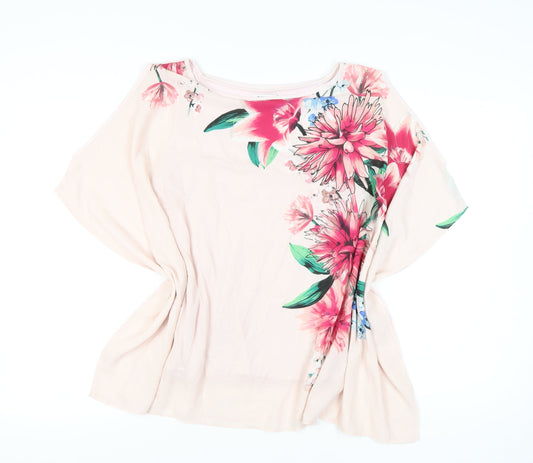 Damart Women's Multicoloured Floral Tunic Blouse Size 14