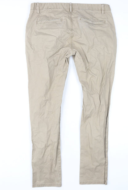 River Island Men's Beige Chinos UK 34R Casual