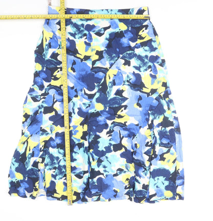 Soon Women's Multicoloured A-Line Midi Skirt Size 14