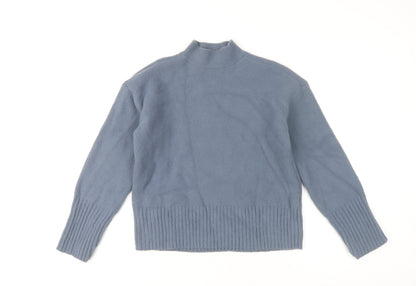 Womens UK Size M Marks and Spencer Blue Pullover Jumper