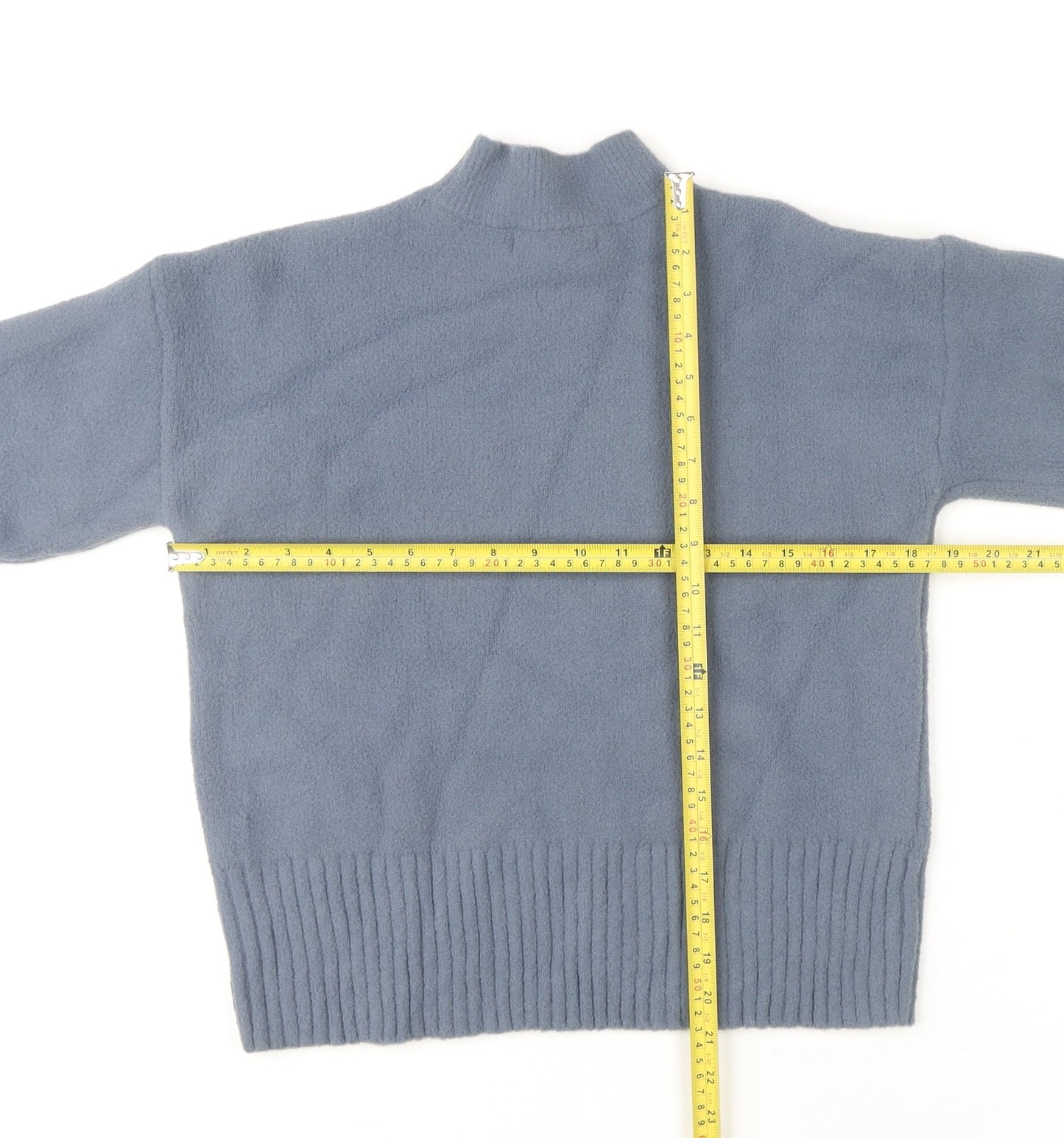 Womens UK Size M Marks and Spencer Blue Pullover Jumper