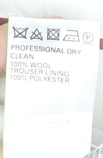 Marks and Spencer Men's Blue Wool Trousers 38