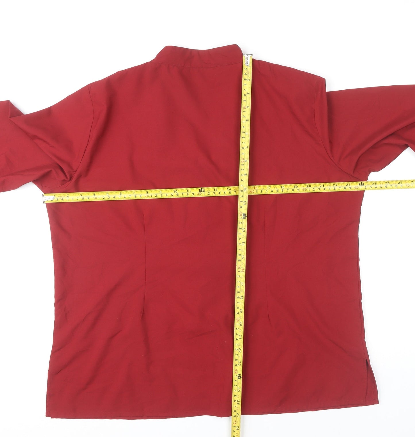 Womens UK Size 20 The Pearl Collection Red Basic Blouse
