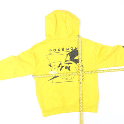 Pokémon Boys Yellow Pullover Hoodie 8-9 Years