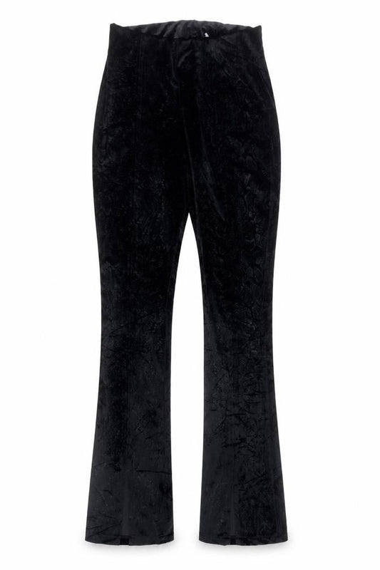 Womens UK Size L Zara Regular Fit Casual Black Trousers