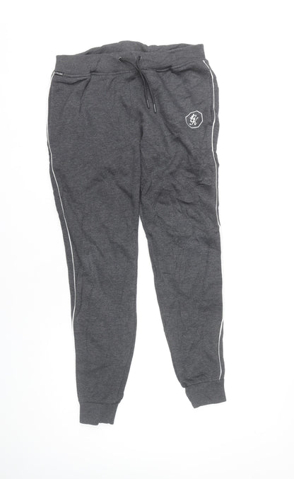 The Gym King Men's Black Jogger Trousers Size M