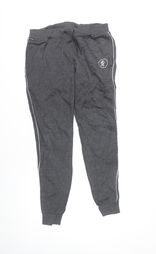 The Gym King Men's Black Jogger Trousers Size M