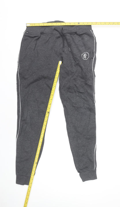 The Gym King Men's Black Jogger Trousers Size M