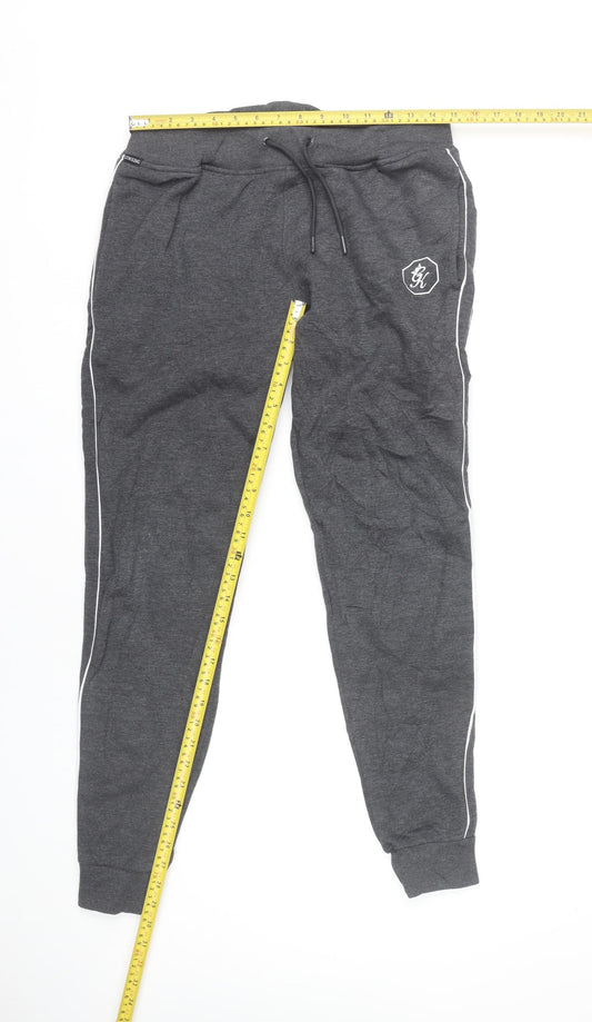 The Gym King Men's Black Jogger Trousers Size M