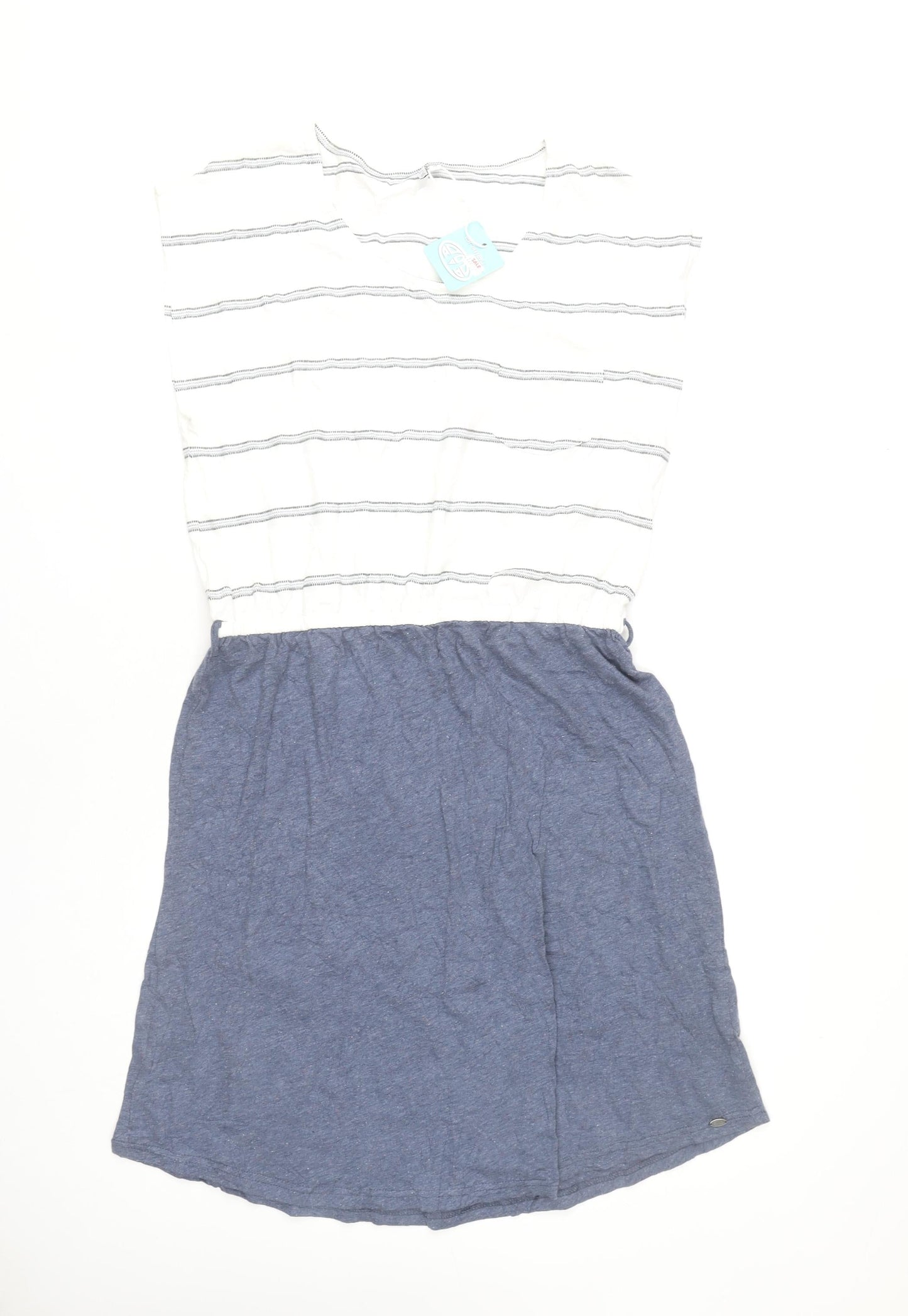 Animal Women's Multicoloured Striped T-Shirt Dress