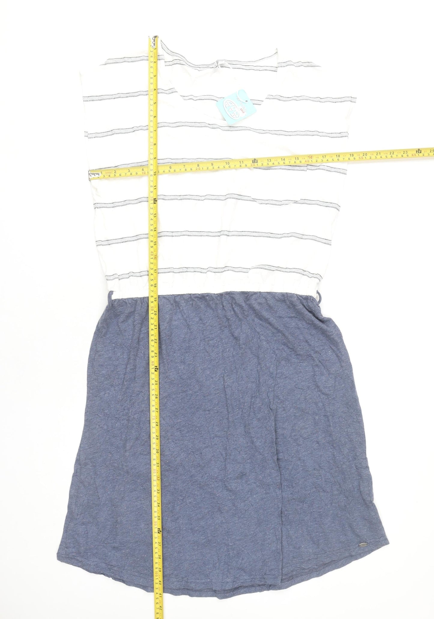 Animal Women's Multicoloured Striped T-Shirt Dress