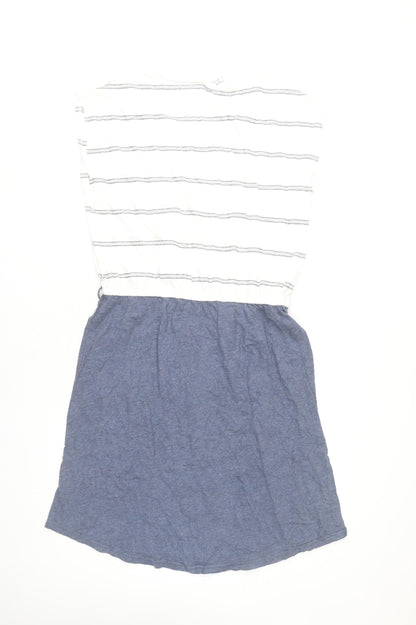 Animal Women's Multicoloured Striped T-Shirt Dress