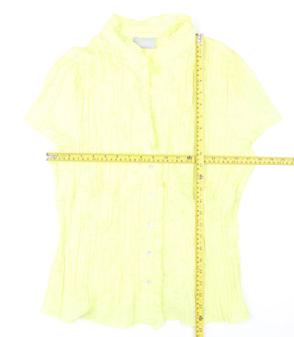 Womens UK Size 18 Wallis Yellow  Blouse