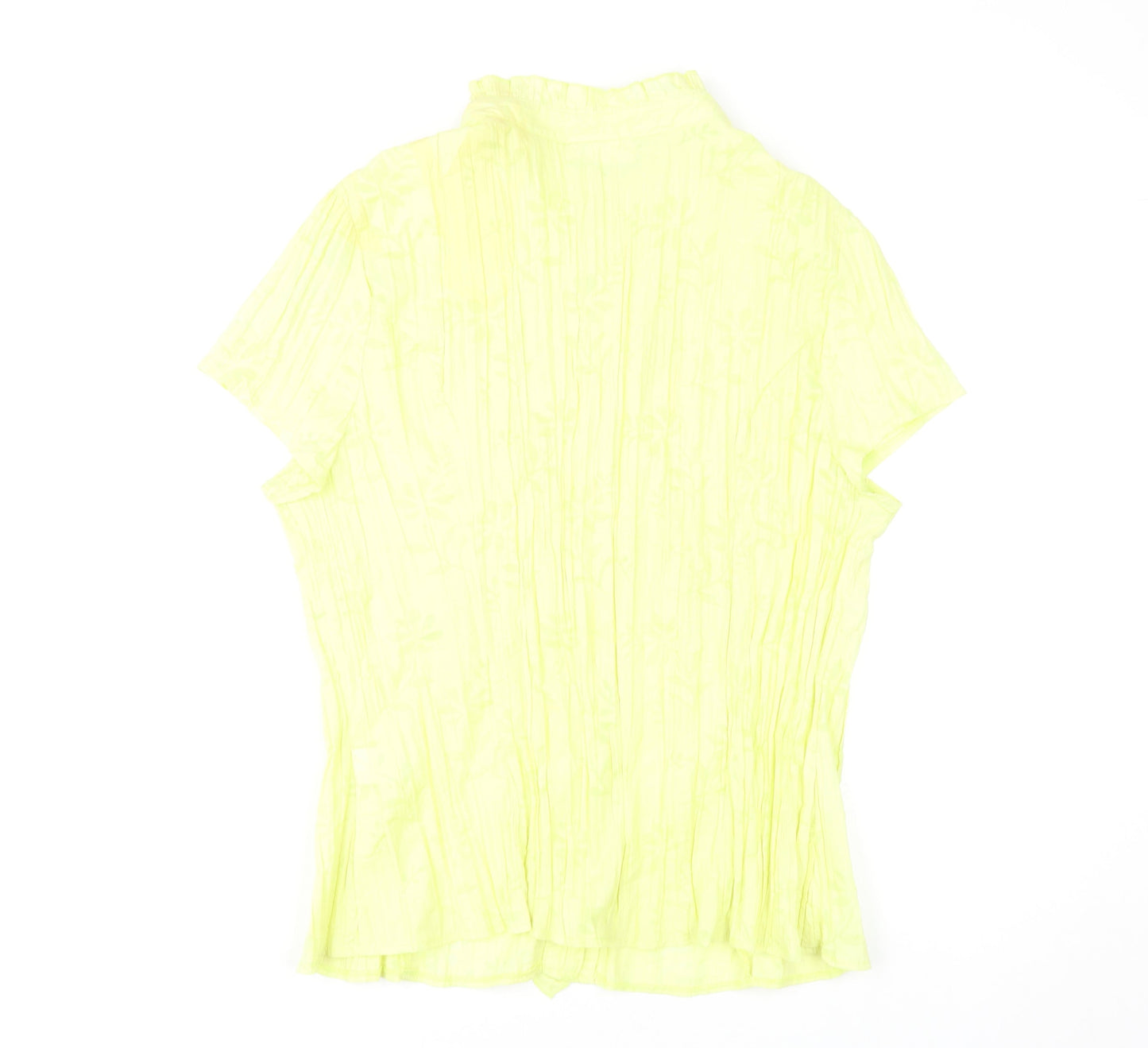 Womens UK Size 18 Wallis Yellow  Blouse