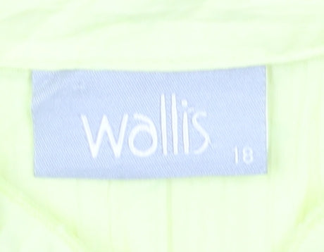Womens UK Size 18 Wallis Yellow  Blouse