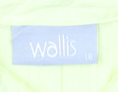 Womens UK Size 18 Wallis Yellow  Blouse