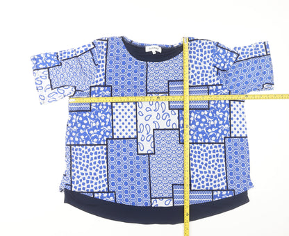 Womens UK Size 22 Gerard Blue Jersey Blouse