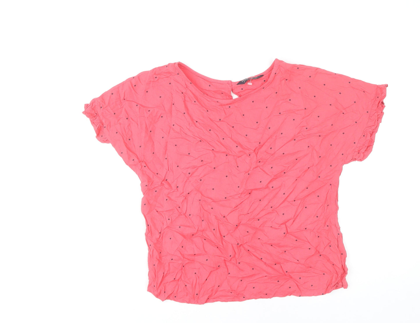Womens UK Size 12 Marks and Spencer Pink Basic Blouse
