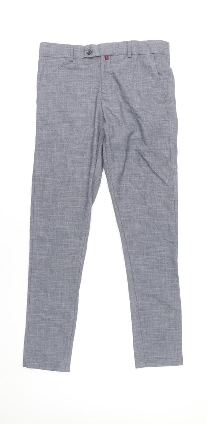Zara Man Grey Slim Fit Trousers for Men Size 31