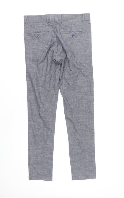 Zara Man Grey Slim Fit Trousers for Men Size 31