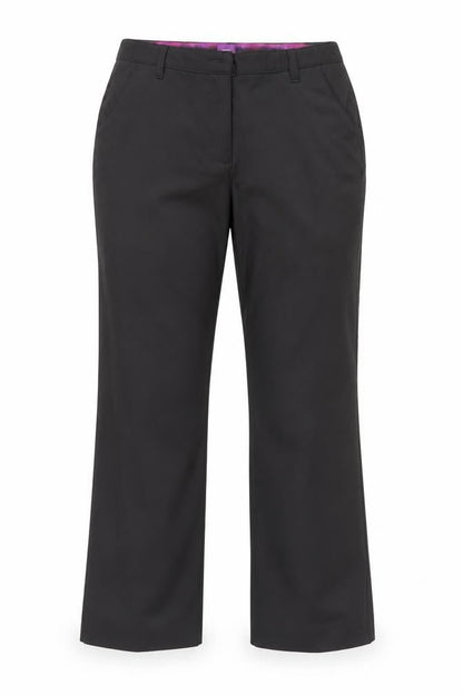 Womens UK Size 12 Slazenger Regular Fit Casual Workwear Black Trousers