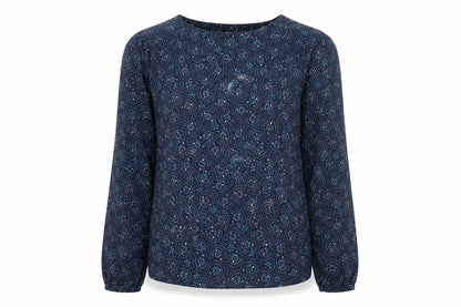 Womens UK Size 10 Damart Blue Basic Blouse