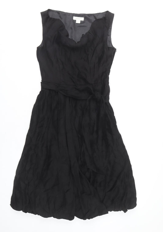 Monsoon Women's Black Fit & Flare Dress Size 8