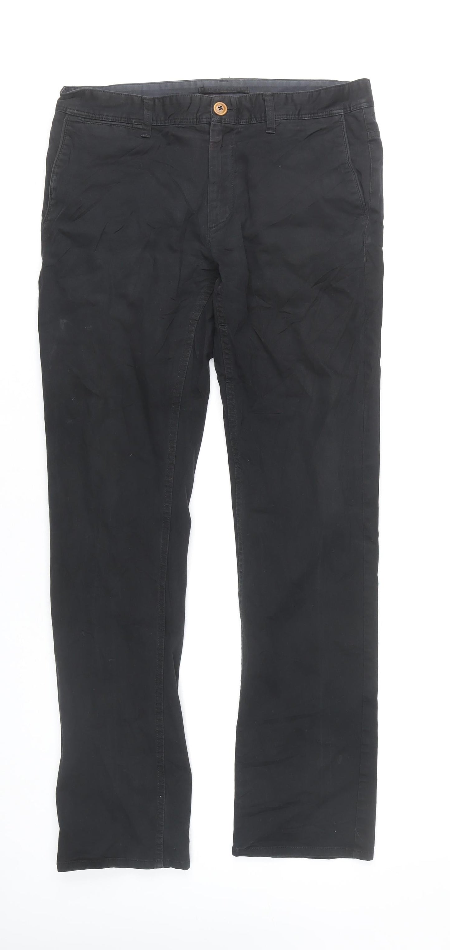 Zara Man Black Chino Trousers for Men Size 42