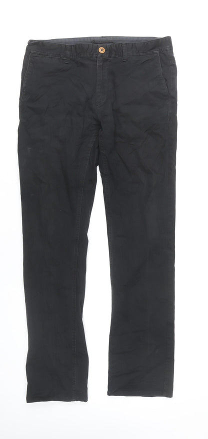 Zara Man Black Chino Trousers for Men Size 42