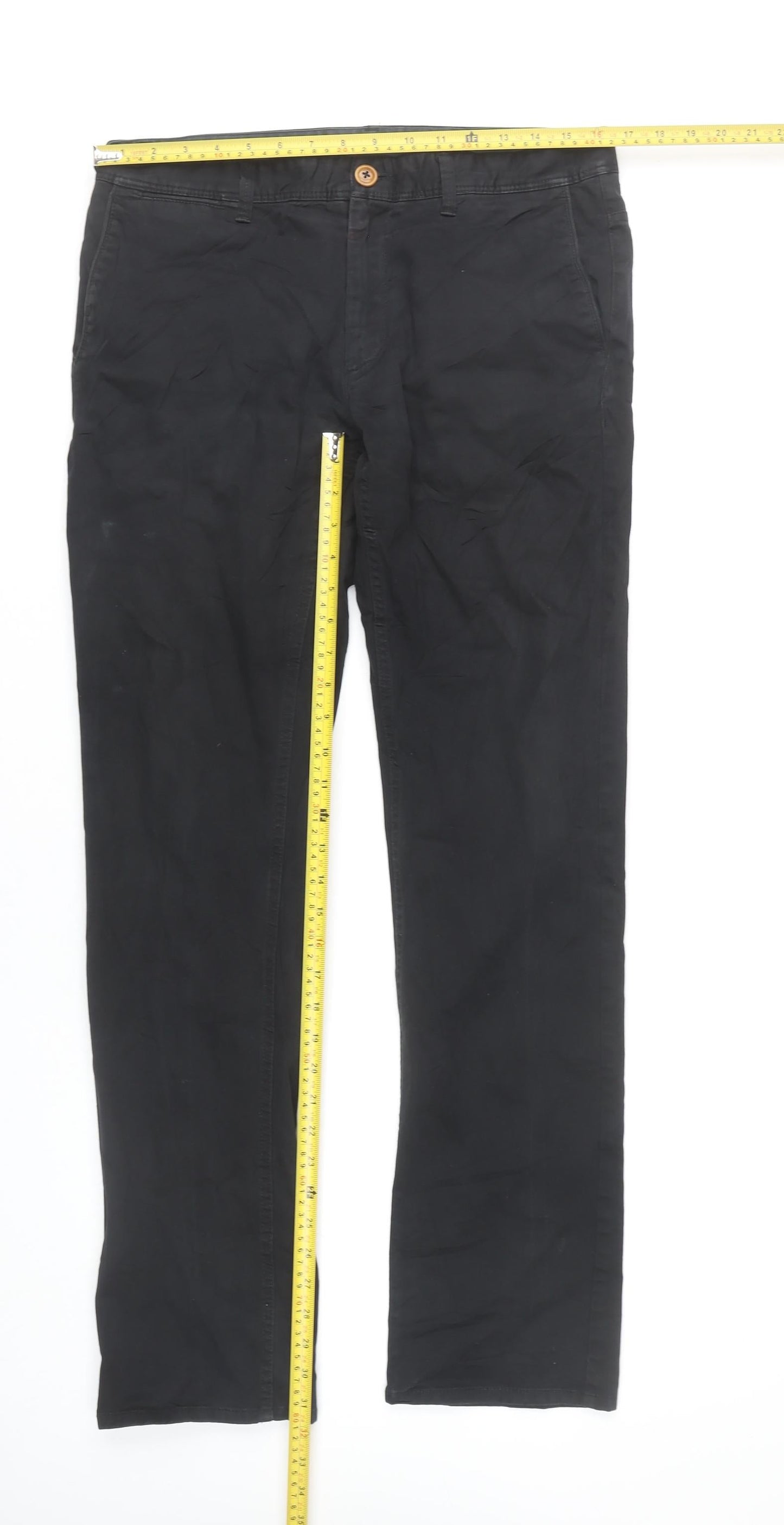 Zara Man Black Chino Trousers for Men Size 42
