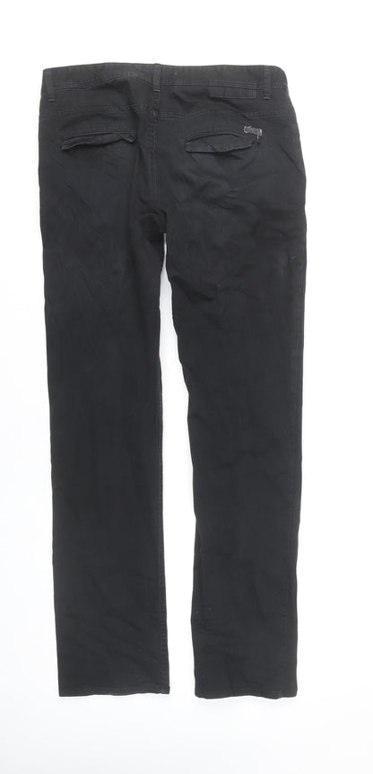 Zara Man Black Chino Trousers for Men Size 42