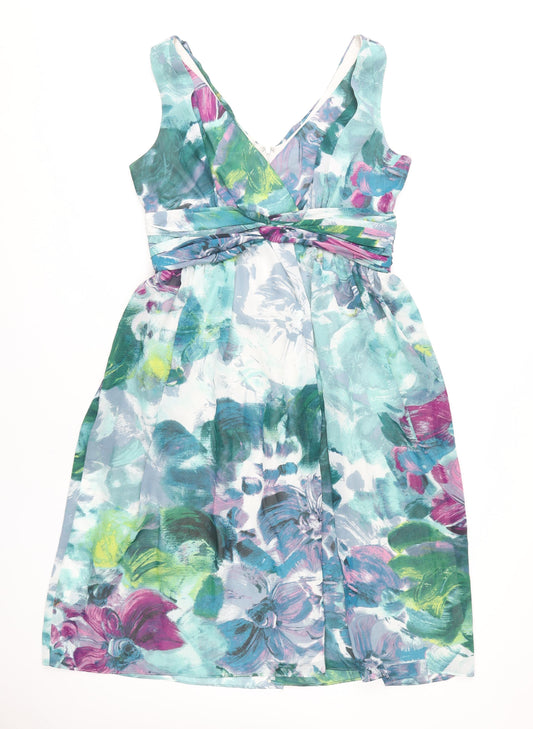 Long Tall Sally Womens Multicoloured Floral Dress Size 14