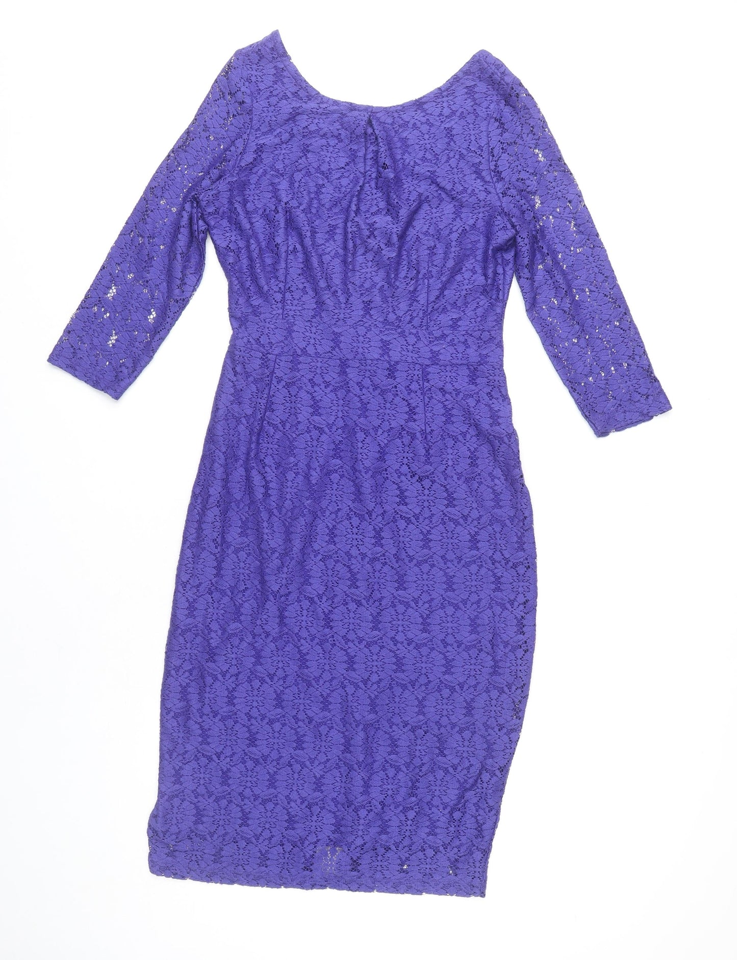 Dorothy Perkins Purple Sheath Dress, Size 12, Party Ready