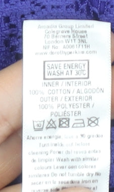 Dorothy Perkins Purple Sheath Dress, Size 12, Party Ready