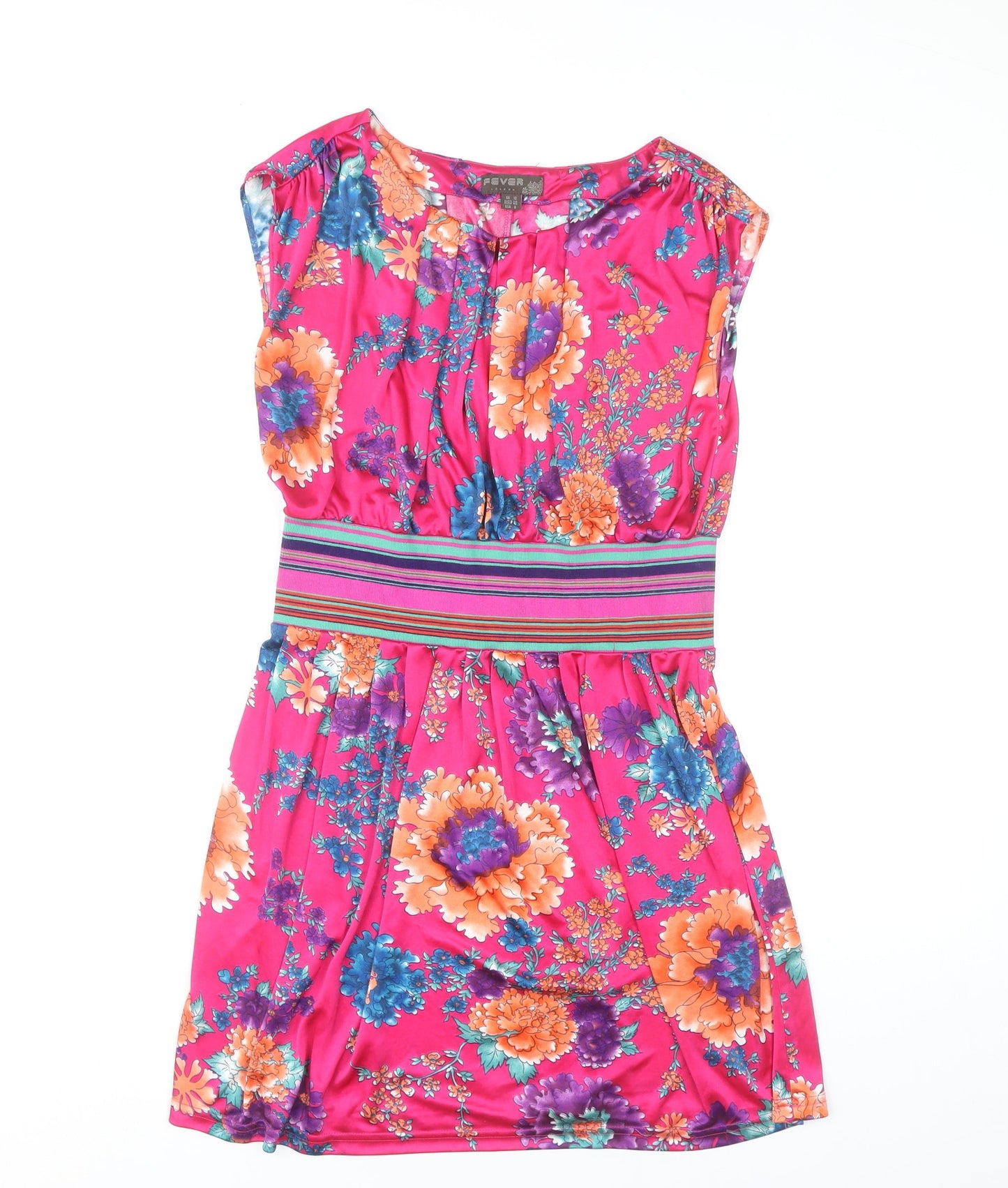 Fever London Women's Multicoloured Floral Dress Size 12