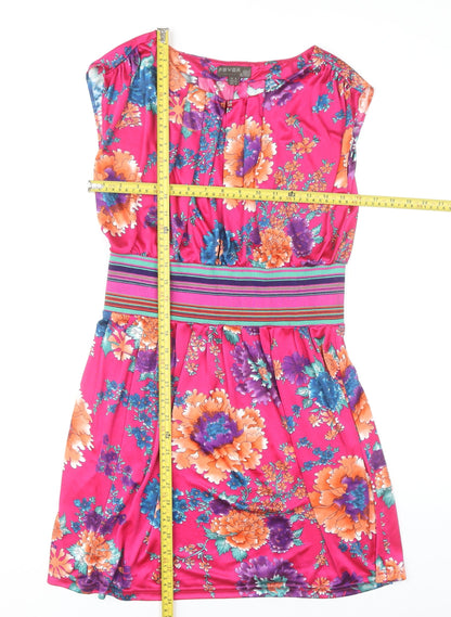 Fever London Women's Multicoloured Floral Dress Size 12