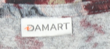 Damart Women's Floral 3/4 Sleeve Top Multicoloured Size 10/12